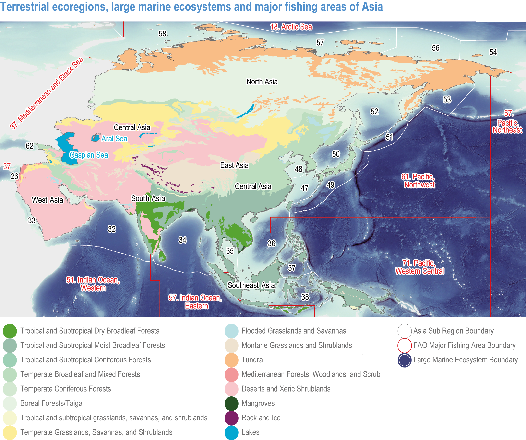 The flood-drought syndrome and ecological degradation of the Indo-Gangetic  Plains of South Asia